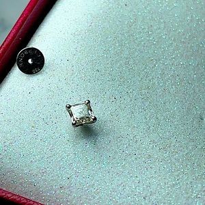 Princess Cut Diamond Stud 1.2ct in White Gold